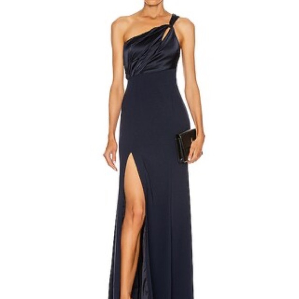 Blue One Shoulder Dress for Special Occasions